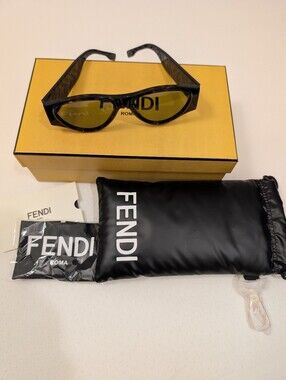Authentic Fendi "Fendi Sky" Shield Sunglasses